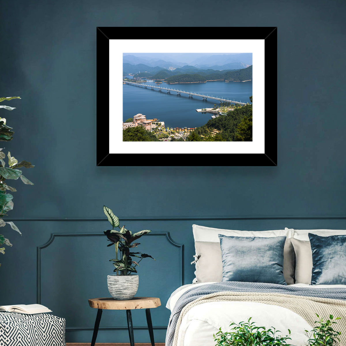 Qiandao Lake Bridge View Wall Art