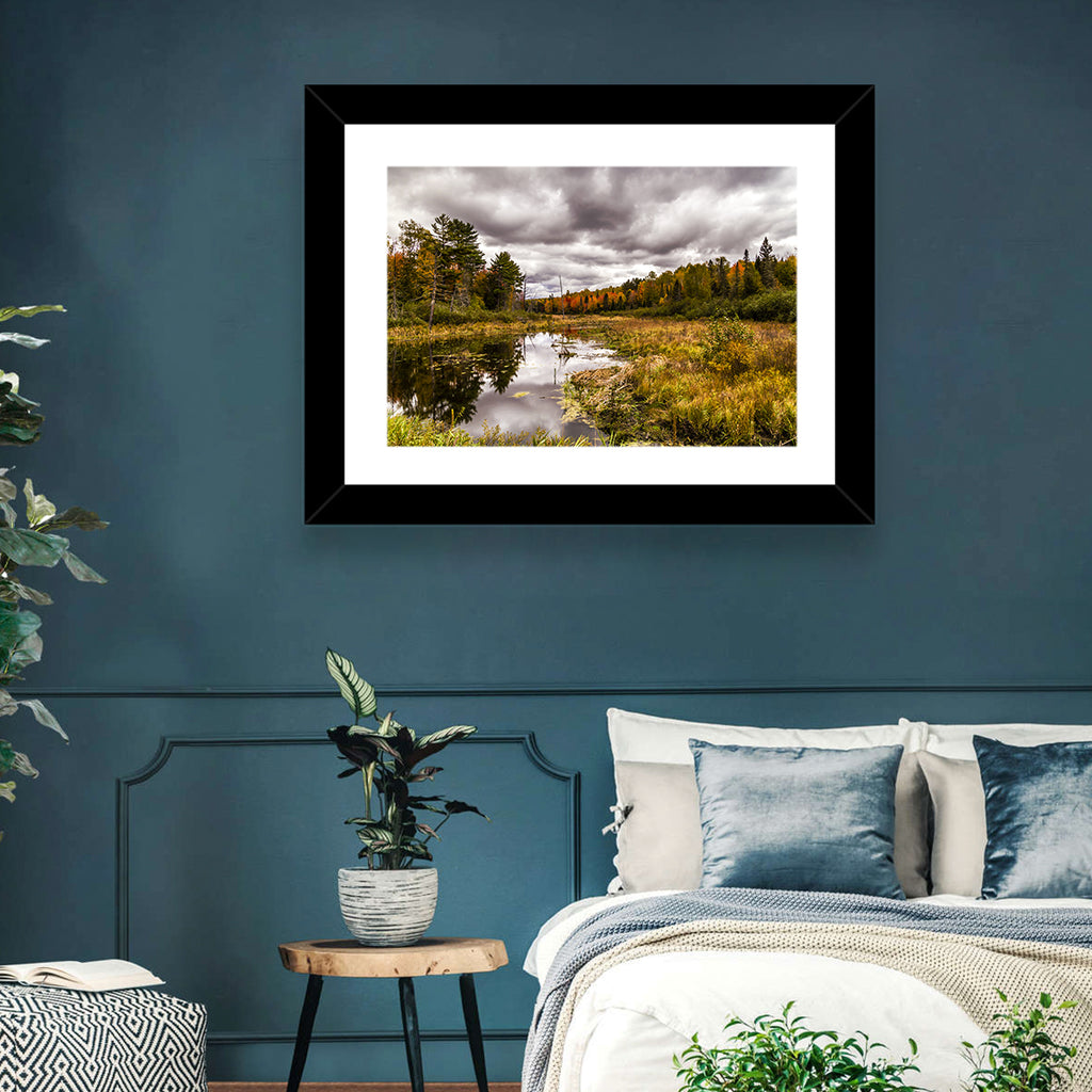 Michigan Autumn Marsh Wall Art