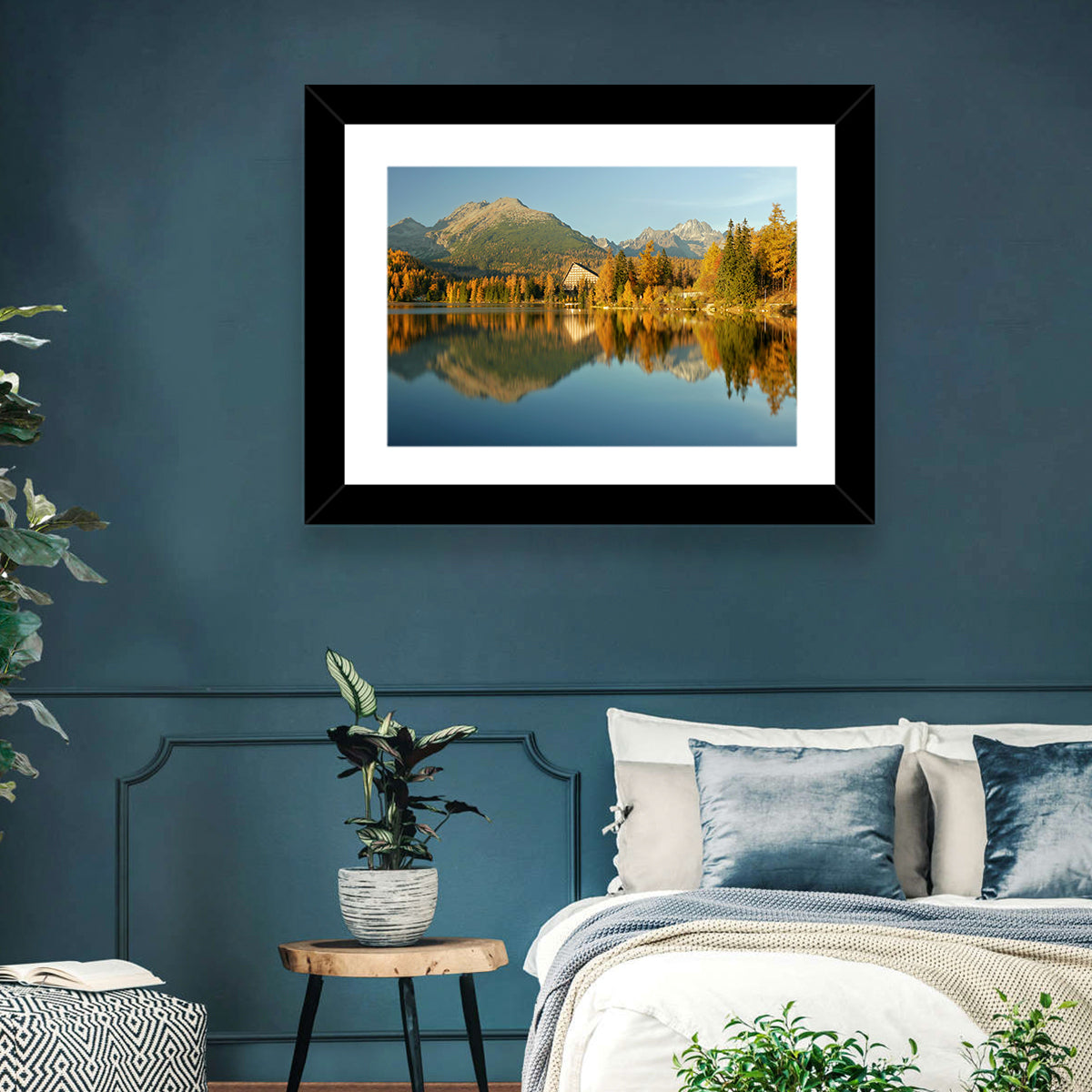 Štrbské Pleso Lake, High Tatras Wall Art in a room, landscape