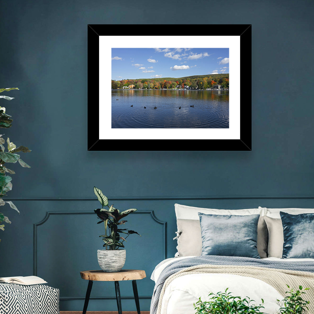 Greenwood Lake Autumn Landscape Wall Art