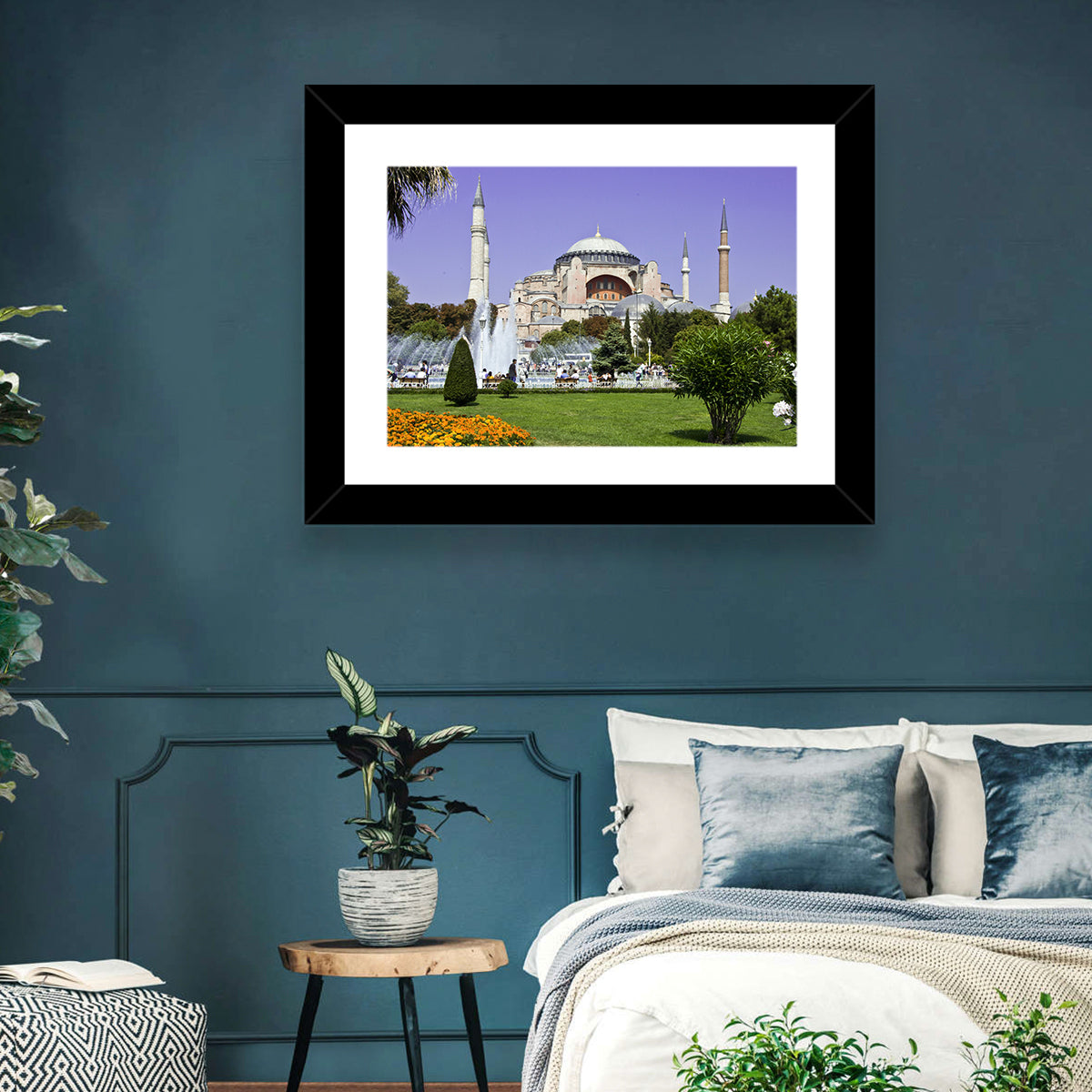 Hagia Sophia Fountain Gardens Istanbul Wall Art