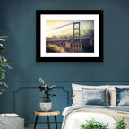 Bridge Over Lake Oroville Wall Art
