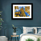 Golden Aspen Canopy View Wall Art