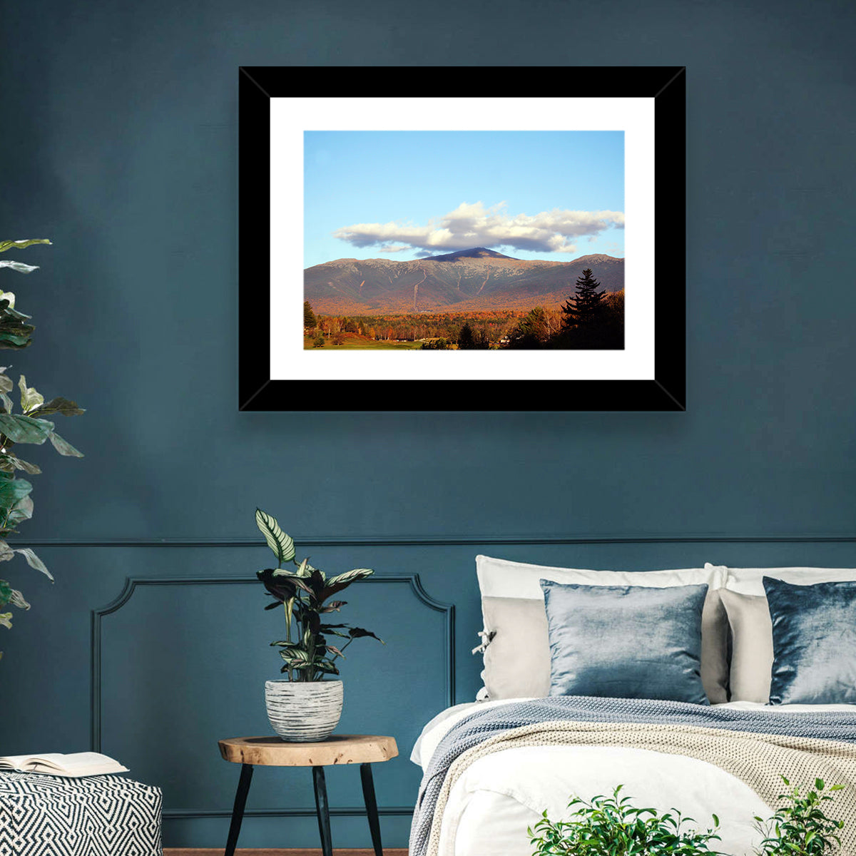 Mount Washington Wall Art in a room, landscape