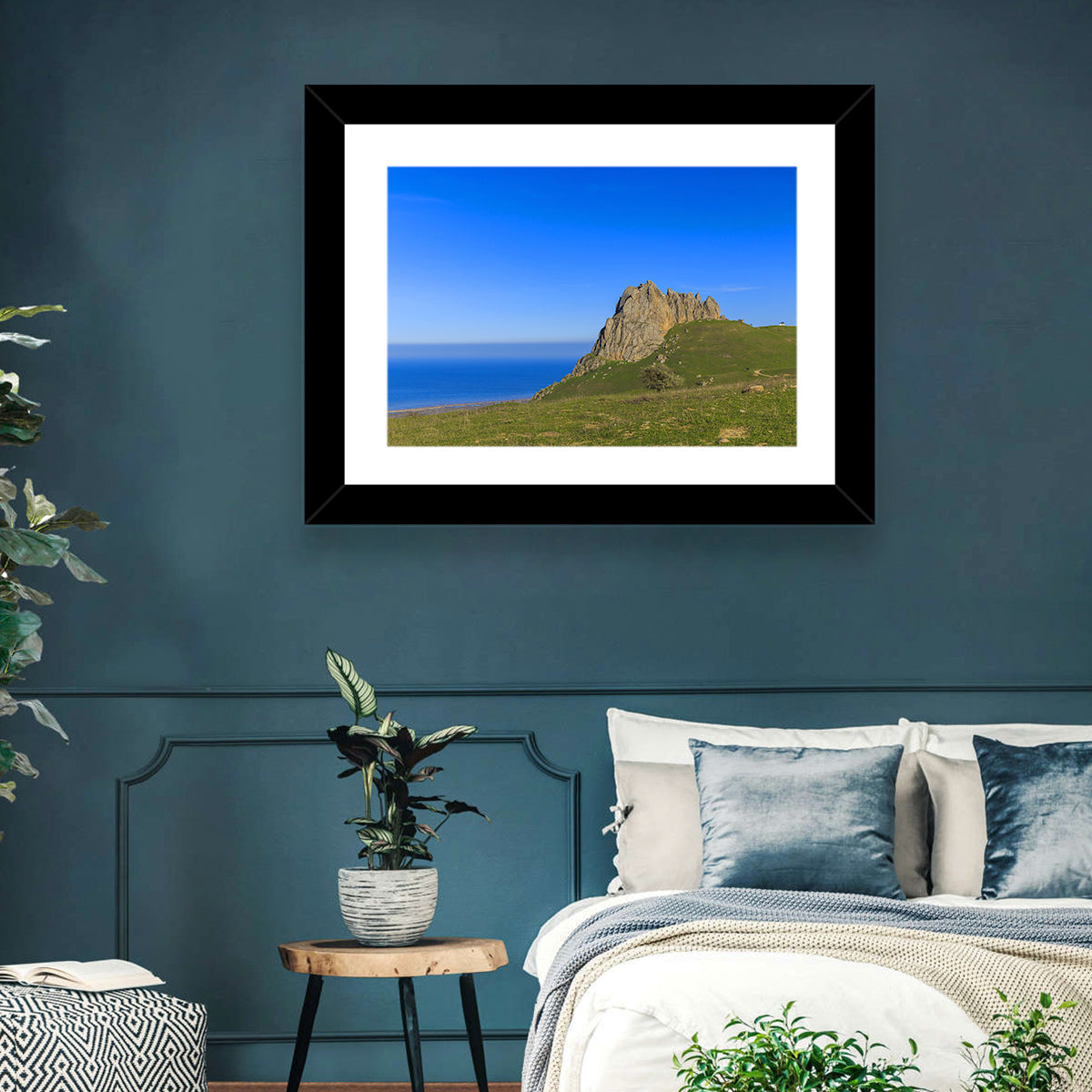 Beshbarmak Mountain Wall Art in a room, landscape