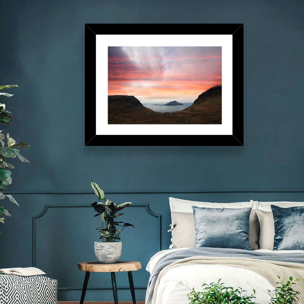 Klakkur Dusk Over Kalsoy Wall Art