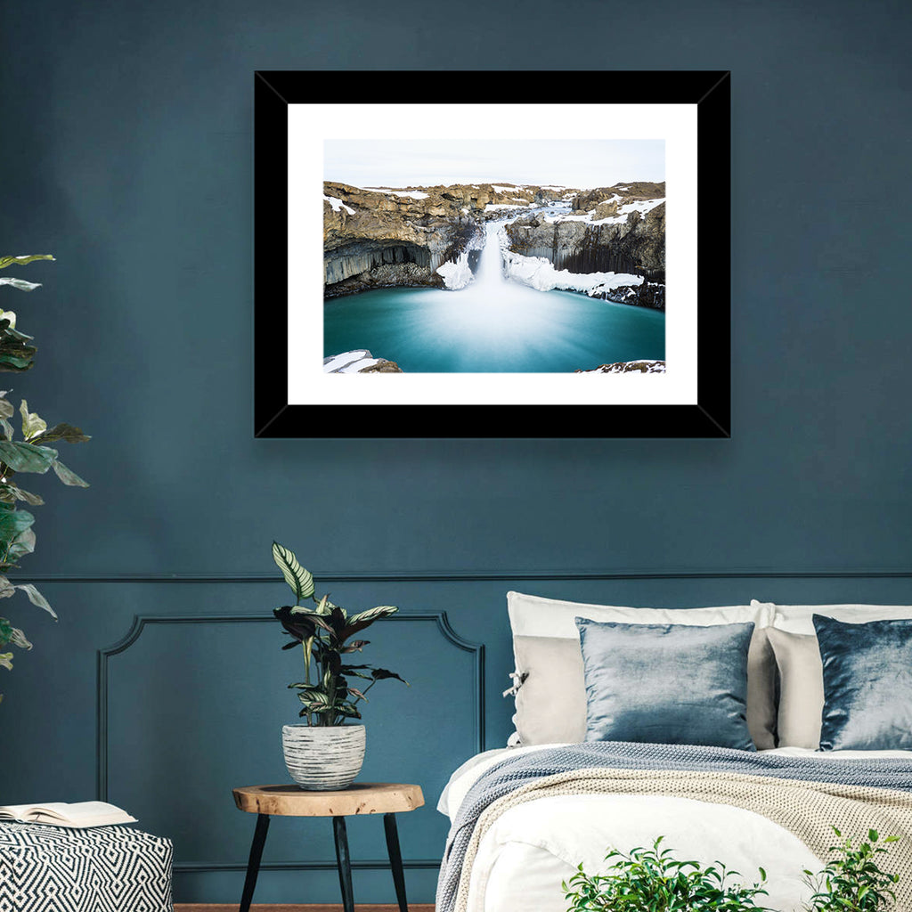 Aldeyjarfoss Basalt Waterfall Wall Art
