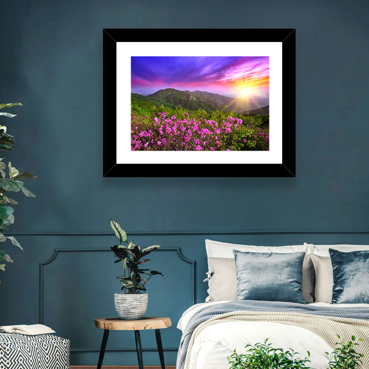Hwangmaesan Mountain Sunset Wall Art