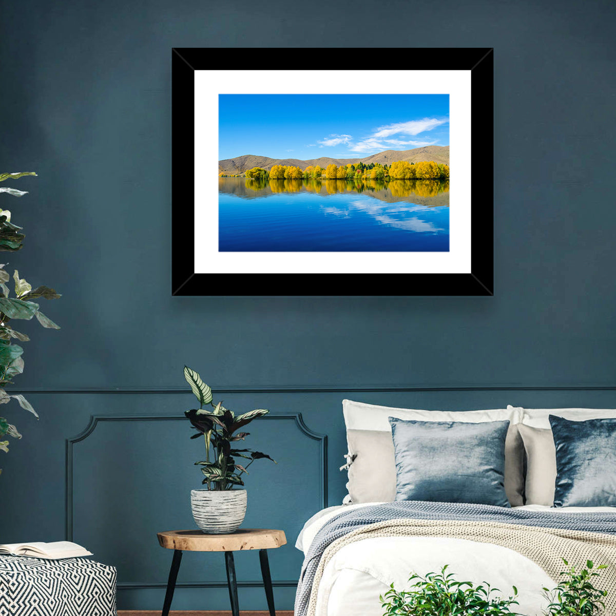 Lake Ruataniwha Wall Art in a room, landscape