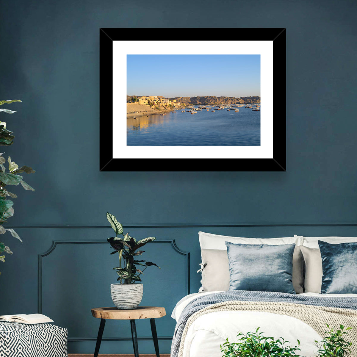 Lake Nasser Harbor View Wall Art