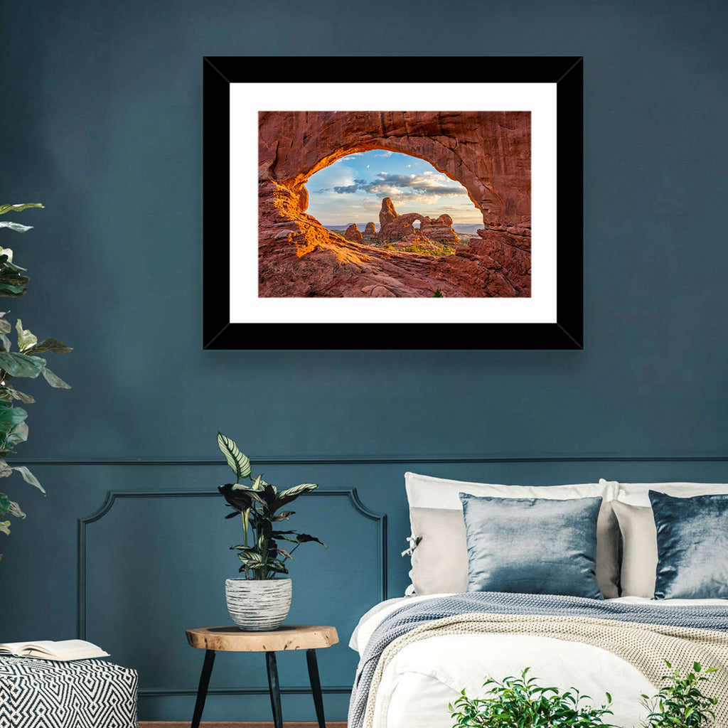 Turret Arch Through North Window Wall Art