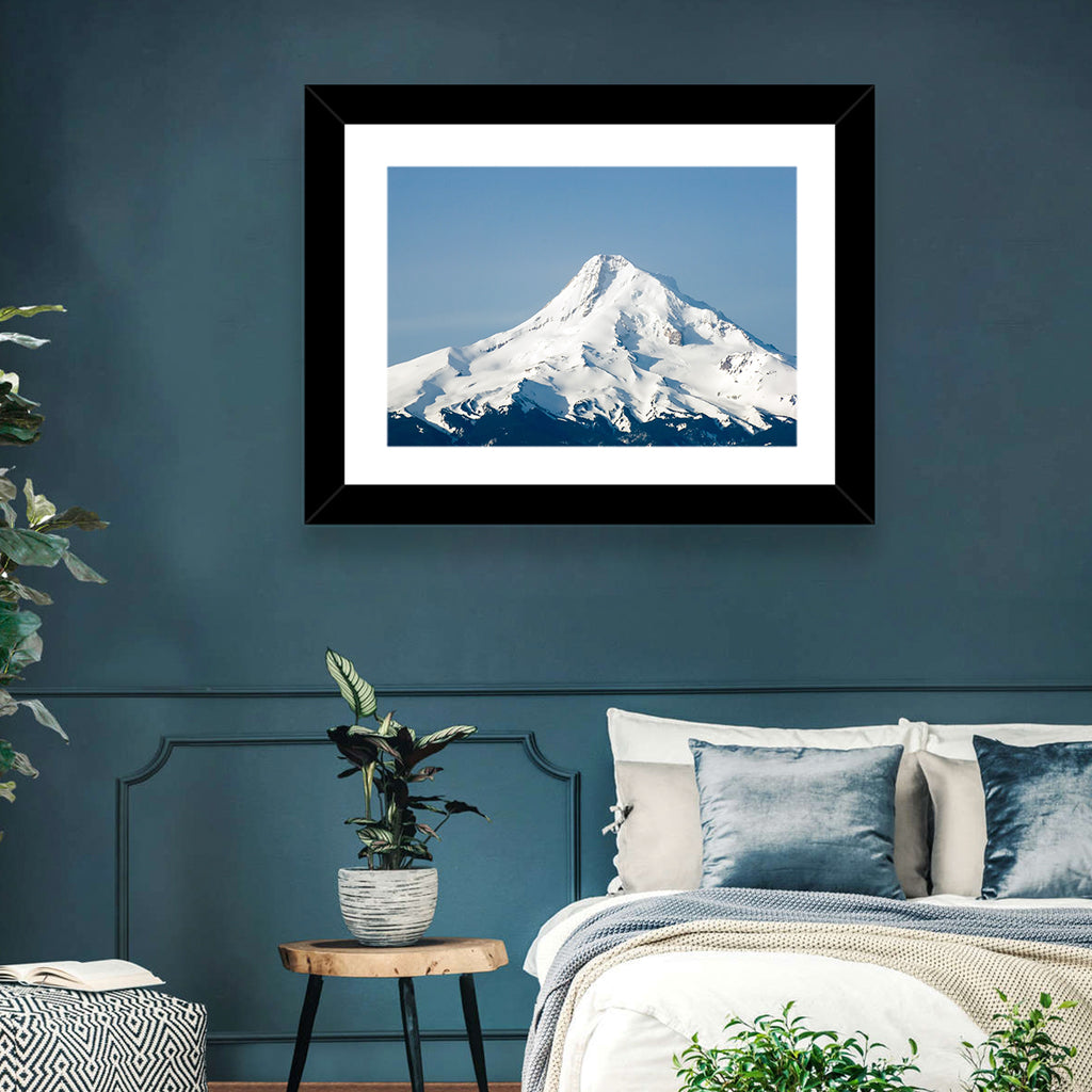 Mount Hood Winter Peak Wall Art
