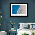 Myrtos Beach Aerial View Wall Art