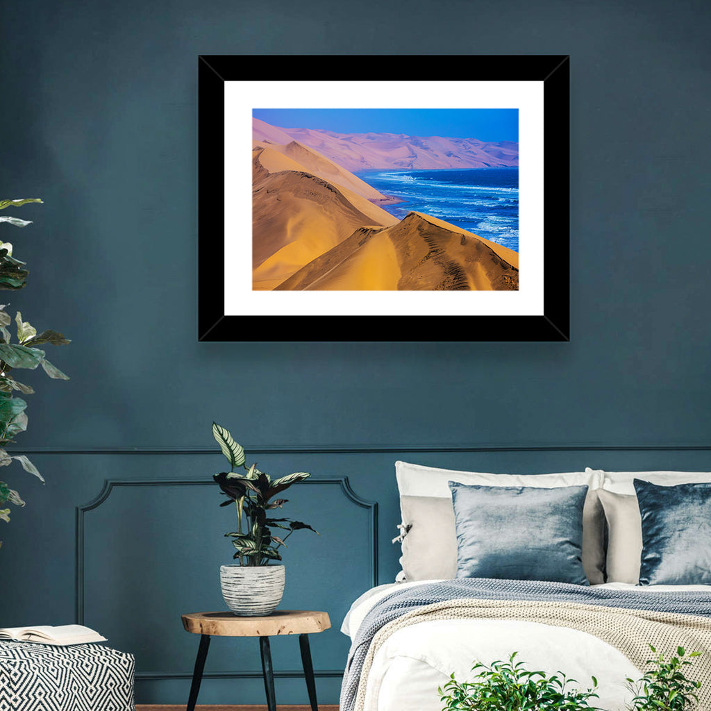 Sandwich Harbour Dunes Meet the Atlantic Wall Art
