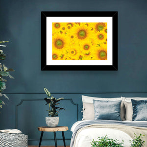 Yellow Sunflower Wall Art