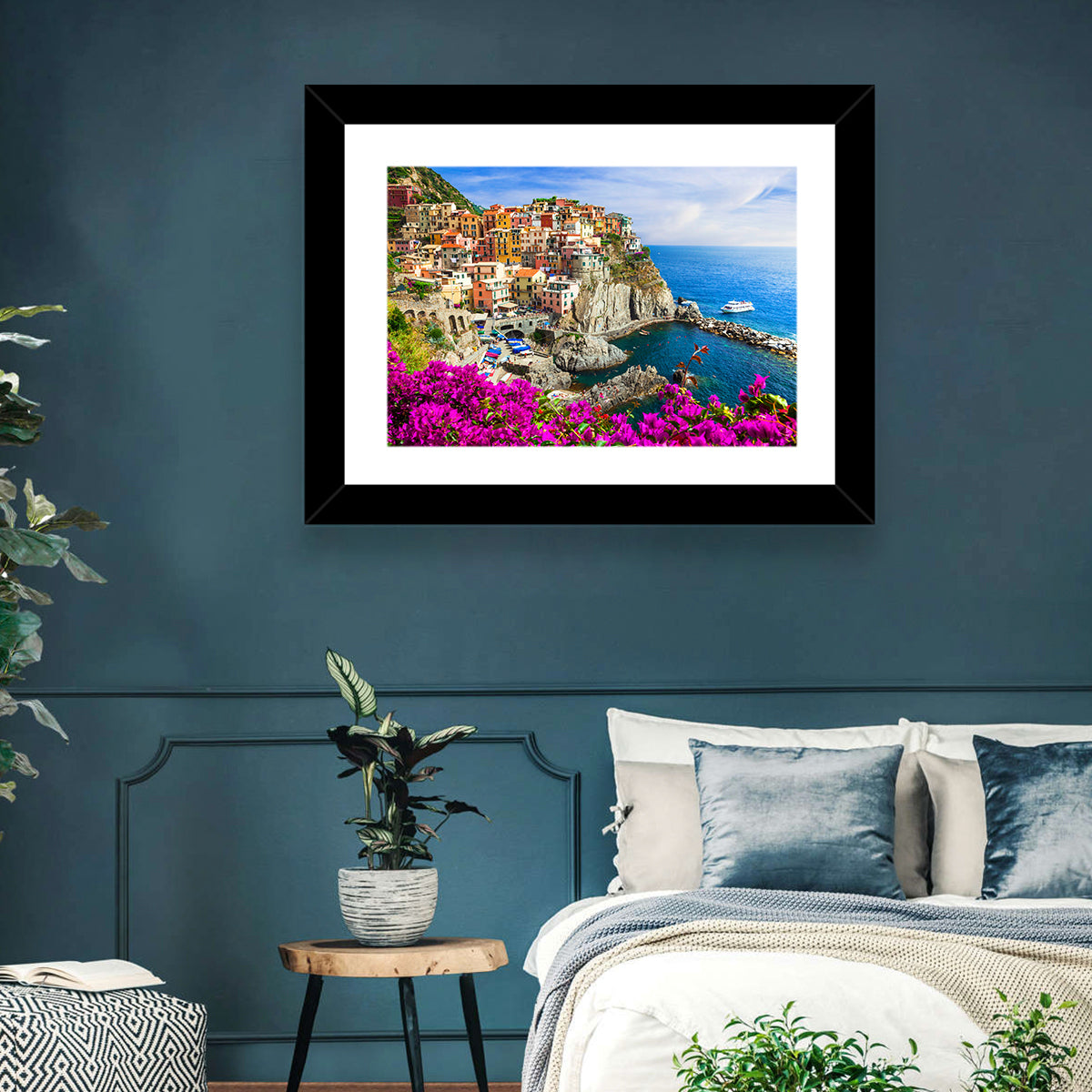 Manarola Cliffside Village Wall Art