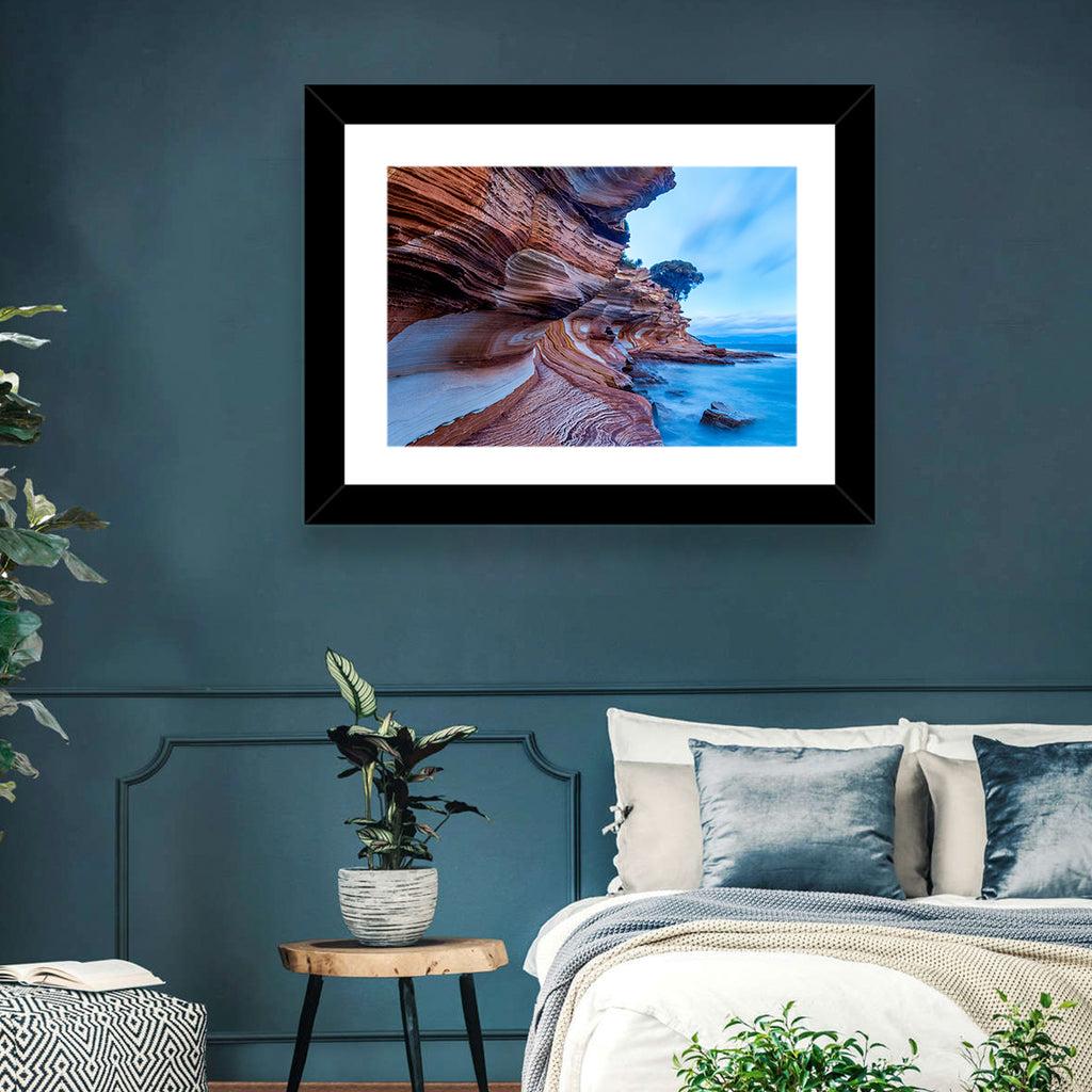 Painted Cliffs, Maria Island Wall Art