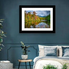 Lake Jocassee Autumn Reflection Wall Art