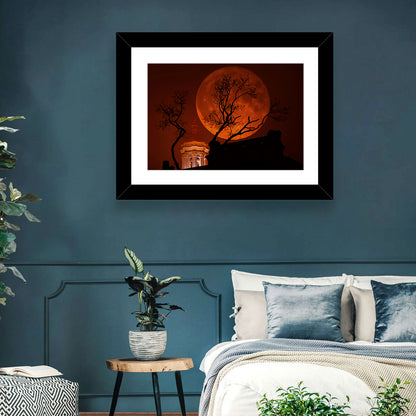 Haunted Supermoon Wall Art