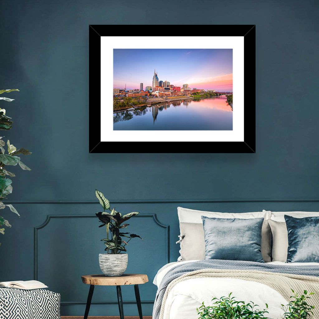 Nashville Skyline at Dusk Wall Art