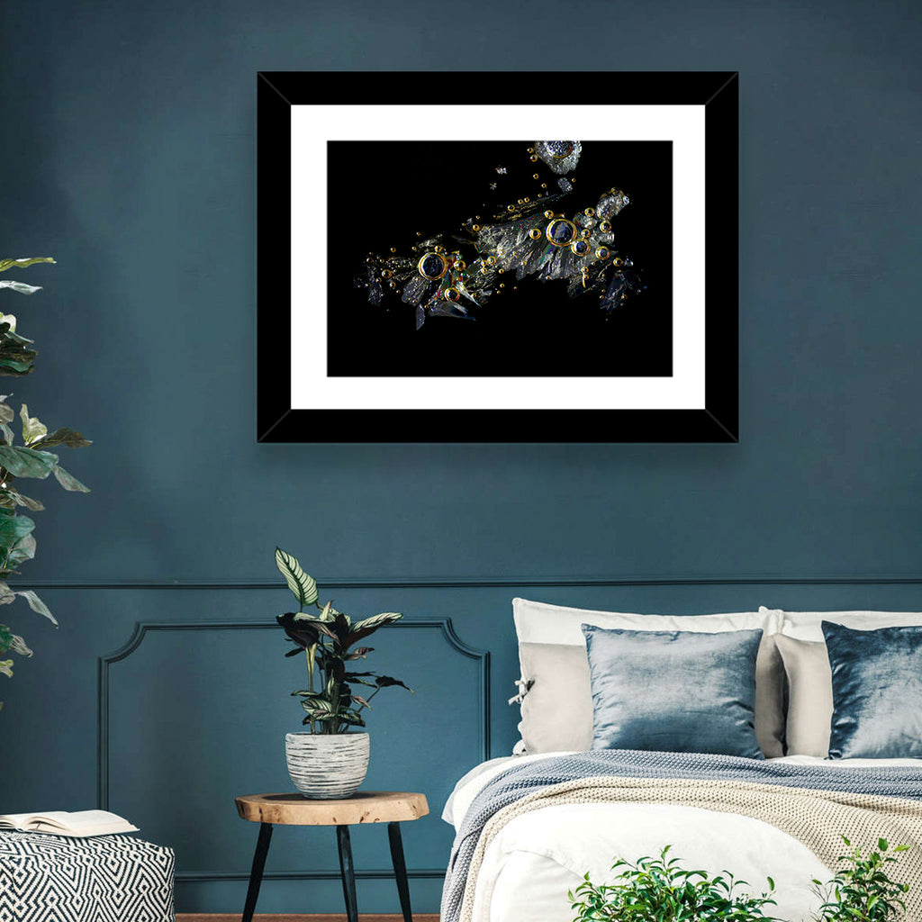 Microscopic Vitamin C Crystals Wall Art