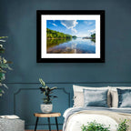 Lake Norman Dockside Reflection Wall Art