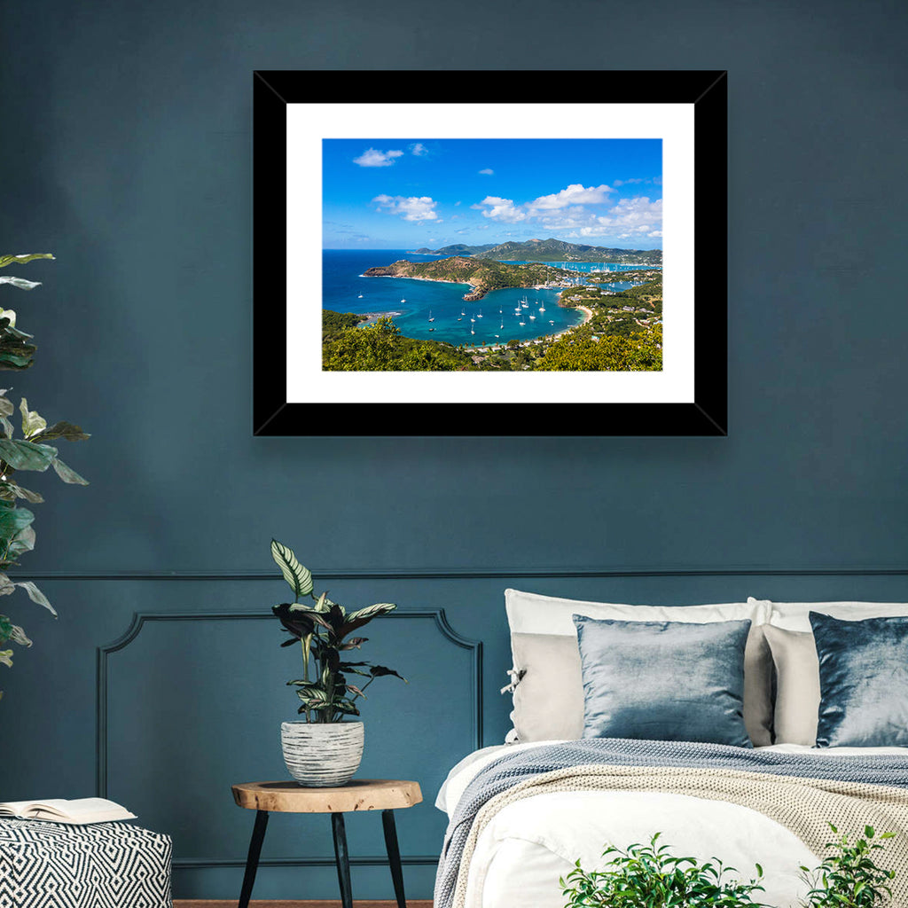 Shirley Heights Harbour View Wall Art
