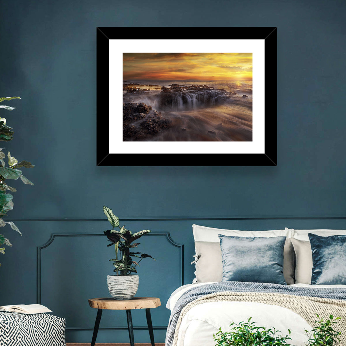 Thors Well at Cooks Chasm Sunset Wall Art