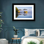 Autumn Morning at Chittenden Lake, Vermont Wall Art