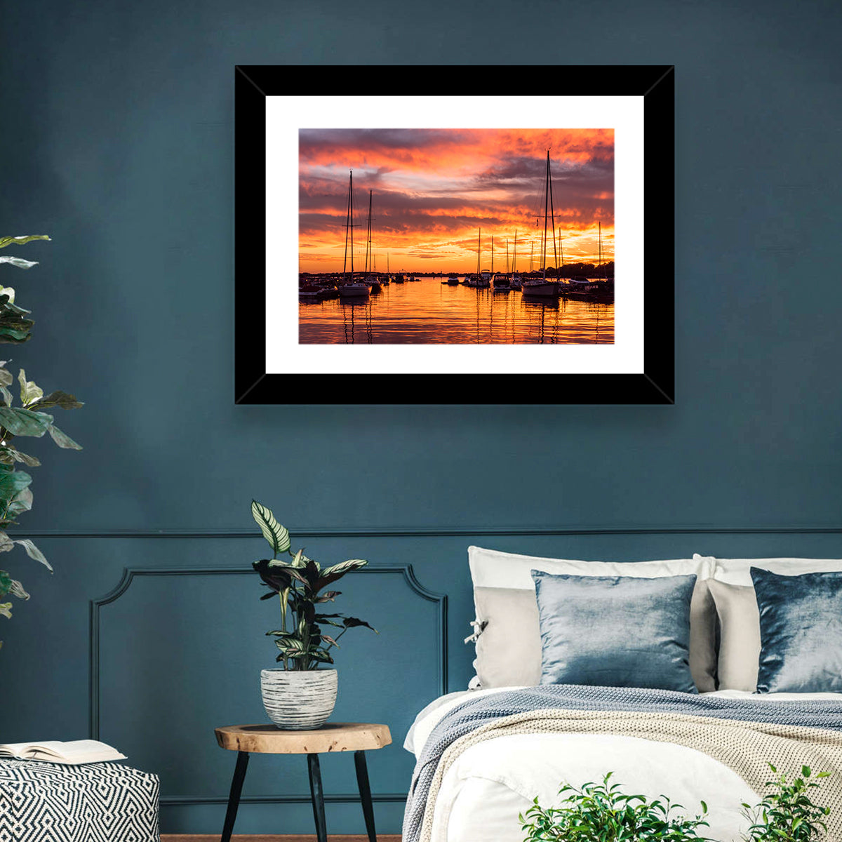 Lake Norman Harbor Sunset Wall Art