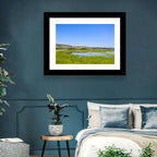 Uchali Lake Algae Reflection Wall Art