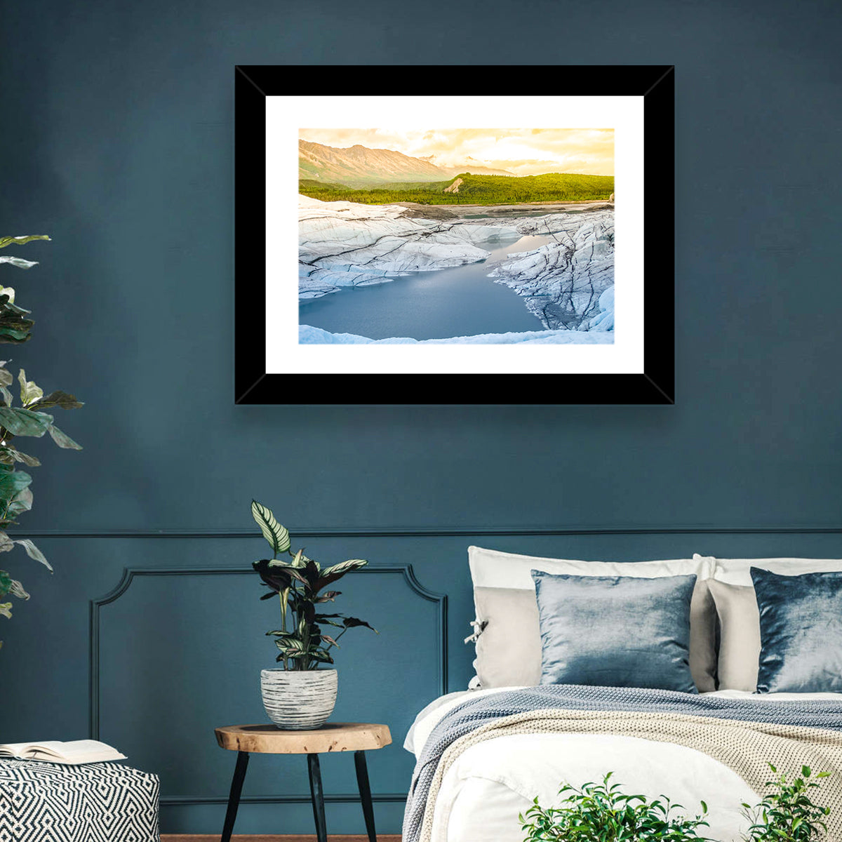 Matanuska Glacier at Sunset Wall Art