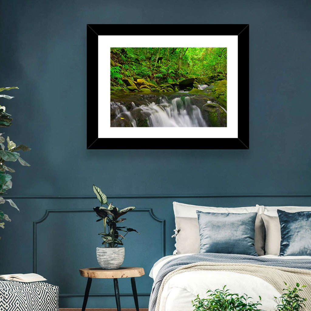 Emerald Jungle Stream Wall Art