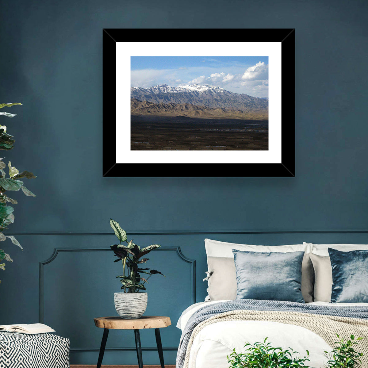 Snow-capped Afghan Mountains Wall Art