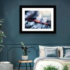Snow-crusted Lava Flow Wall Art