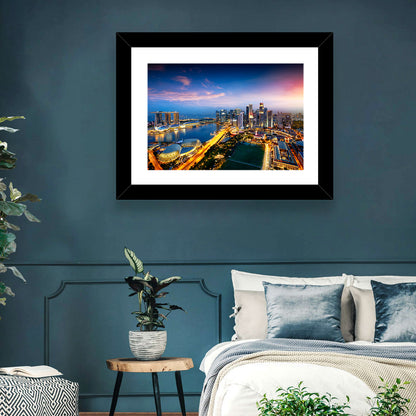 Singapore Cityscape Wall Art