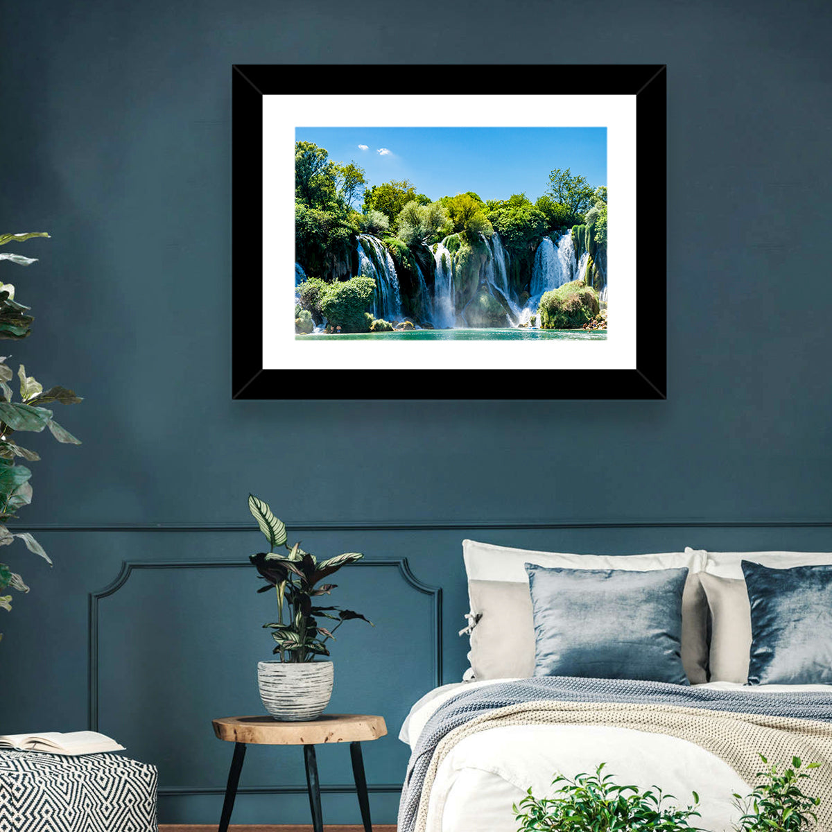 Kravice Waterfall, Ljubuški Wall Art in a room, landscape