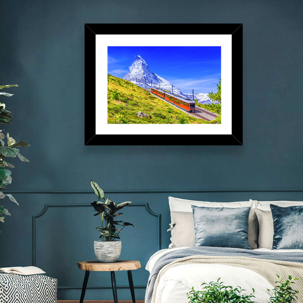Gornergrat Train and Matterhorn Wall Art