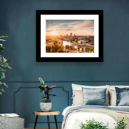 Vilnius Cityscape Wall Art