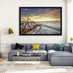 Nassau County Causeway at Sunset Wall Art