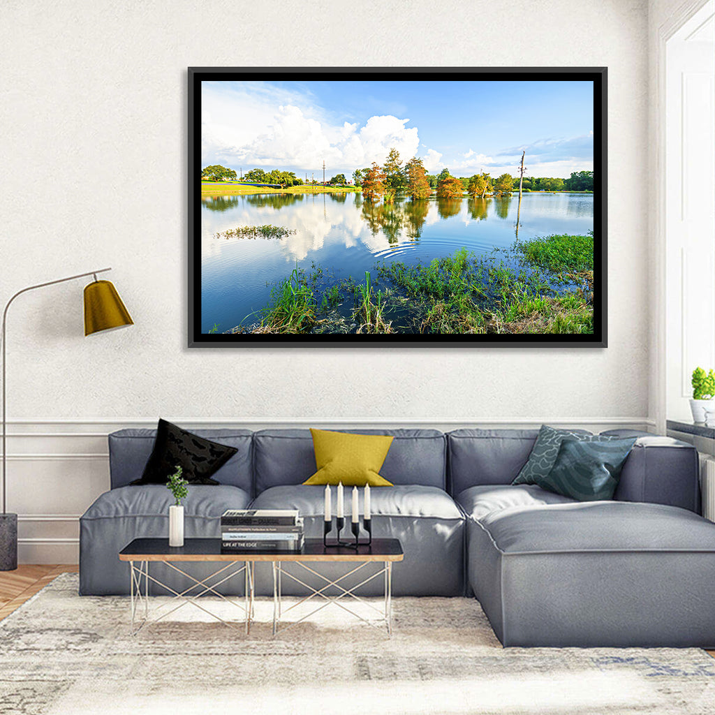 Lafayette Bayou Reflection Wall Art