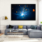 Welding Sparks Close-up Wall Art