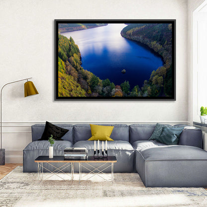 Lake Vyrnwy Aerial  Wall Art