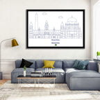Multan Skyline with Shah Rukn-e-alam Wall Art