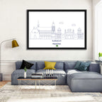 Karachi Skyline with Mazar-e-quaid Wall Art