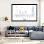 Faisalabad Clock Tower Skyline Wall Art