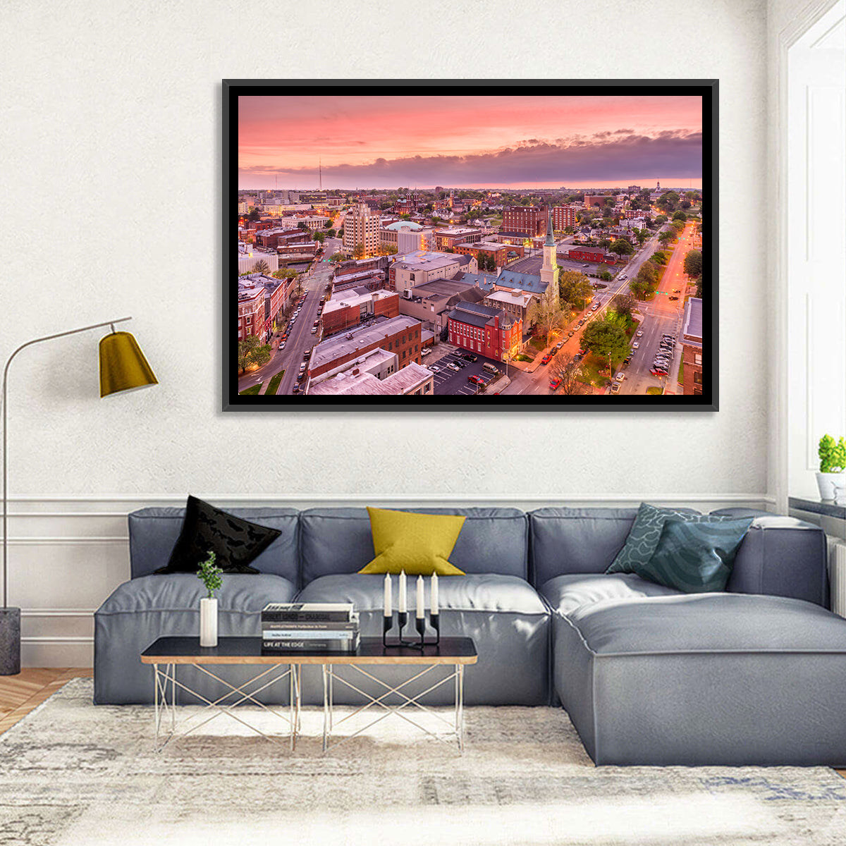 Church Spire at Dusk Wall Art