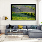 Springtime Polish Fields Wall Art