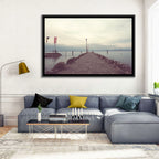 Stone Pier at Lake Garda Wall Art