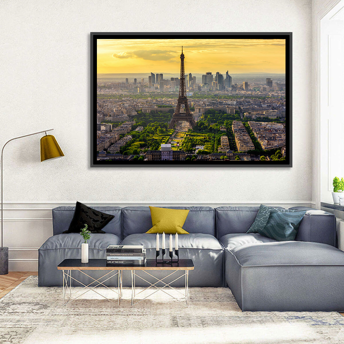 Eiffel Tower at Golden Hour Wall Art